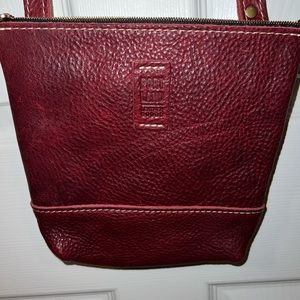 Portland Leather Goods Red Crossbody